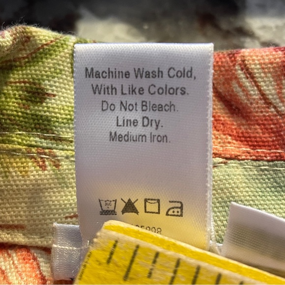 Coldwater Creek Tropical Caribbean Hawaiian Print Cotton Jacket Petite Medium - Picture 9 of 10